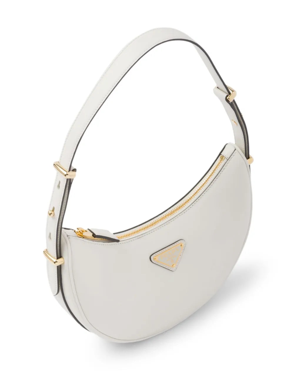 Prada Arque Leather Shoulder Bag