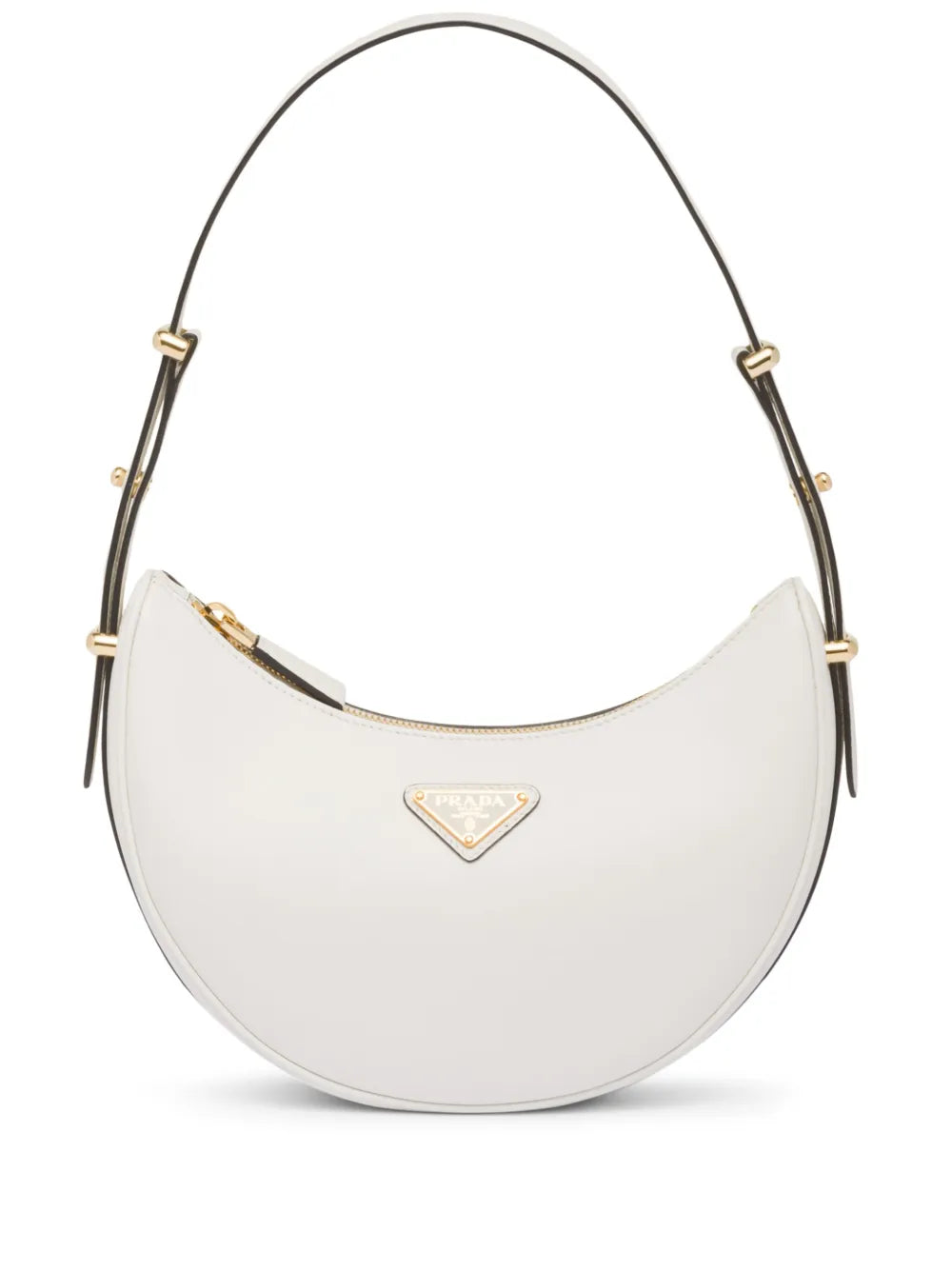 Prada Arque Leather Shoulder Bag
