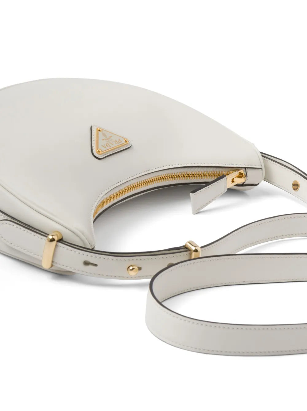 Prada Arque Leather Shoulder Bag