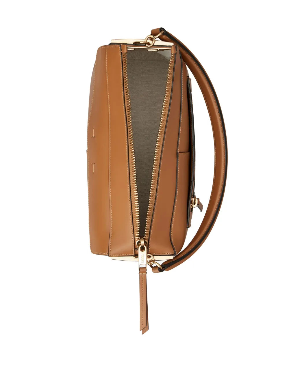 Tods Small T Case Boston Leather Shoulder Bag