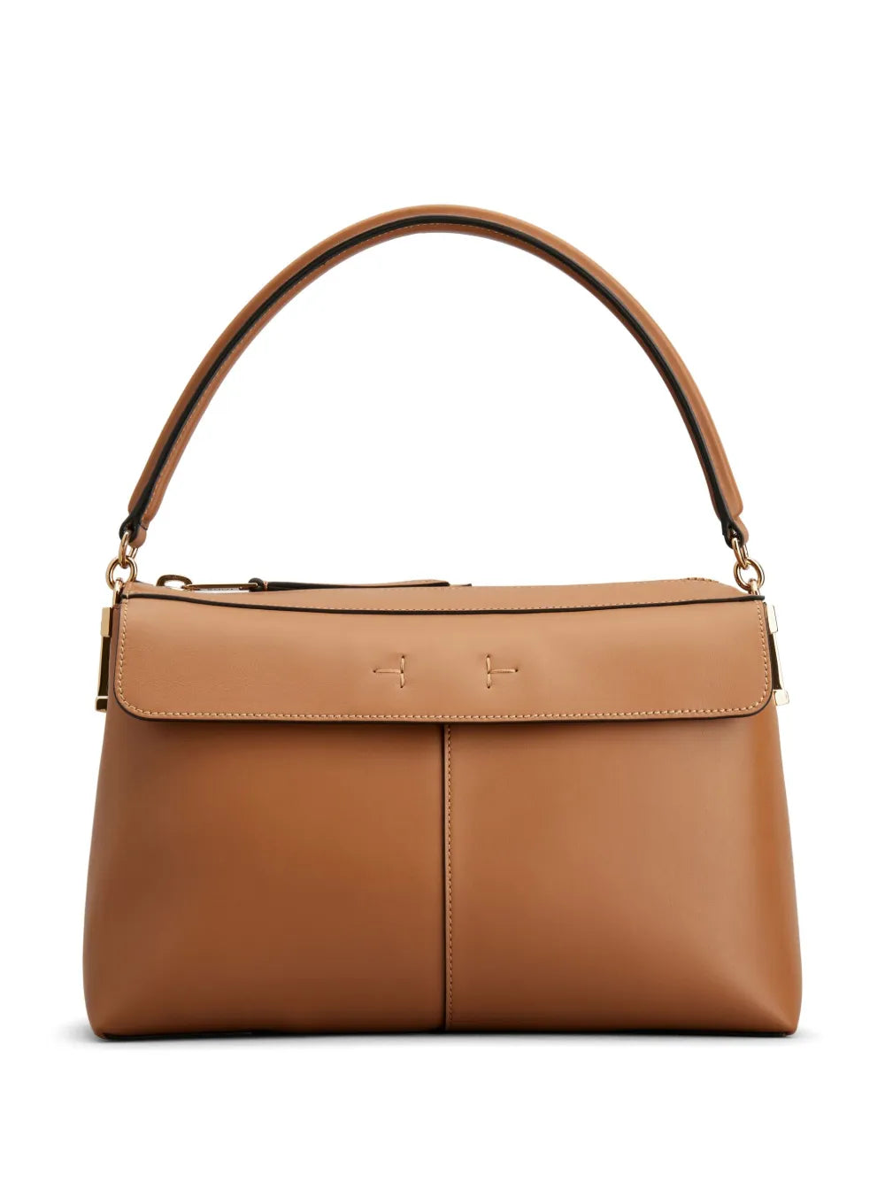 Tods Small T Case Boston Leather Shoulder Bag