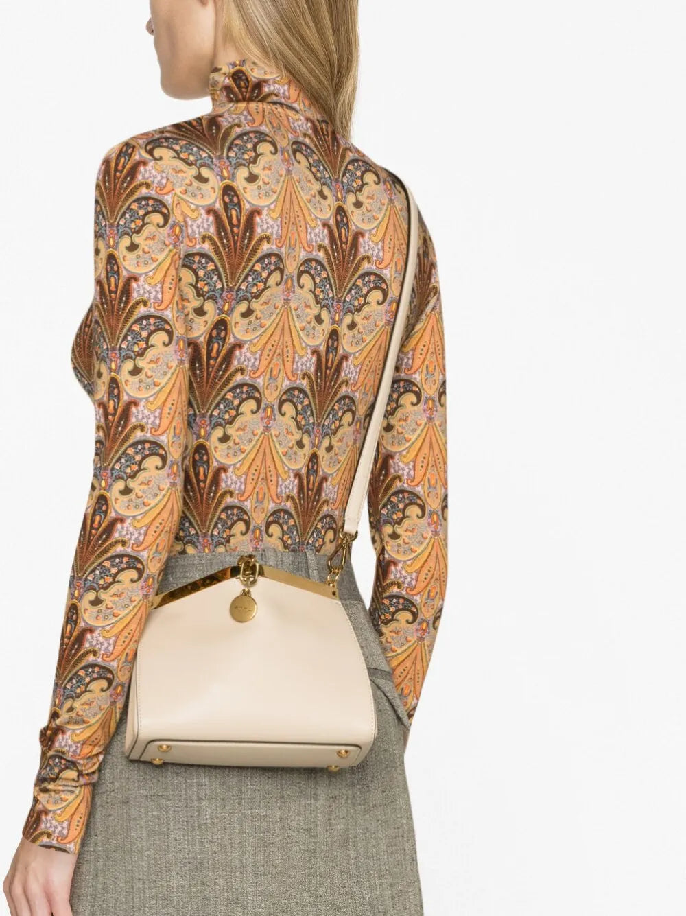 Etro Vela Leather Shoulder Bag