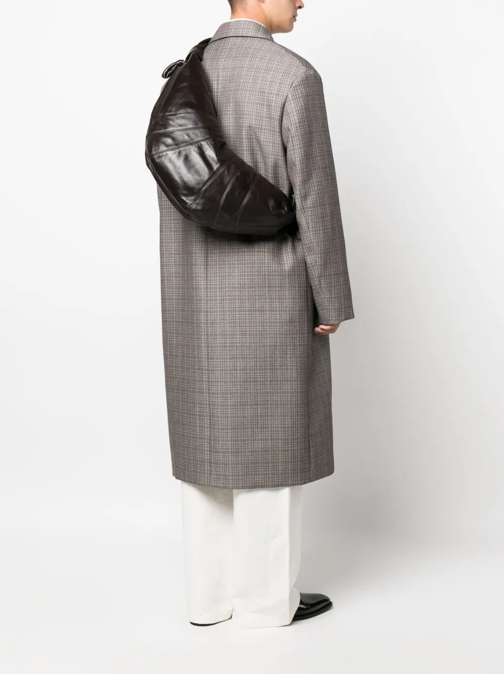 Lemaire Large Croissant Leather Shoulder Bag