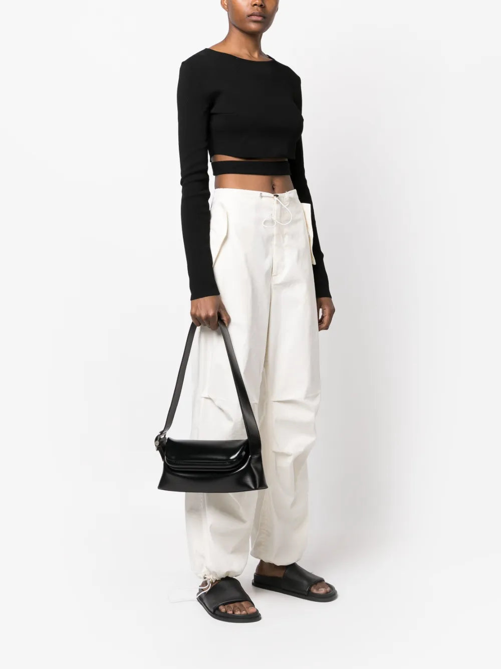 Osoi Folder Brot Leather Shoulder Bag