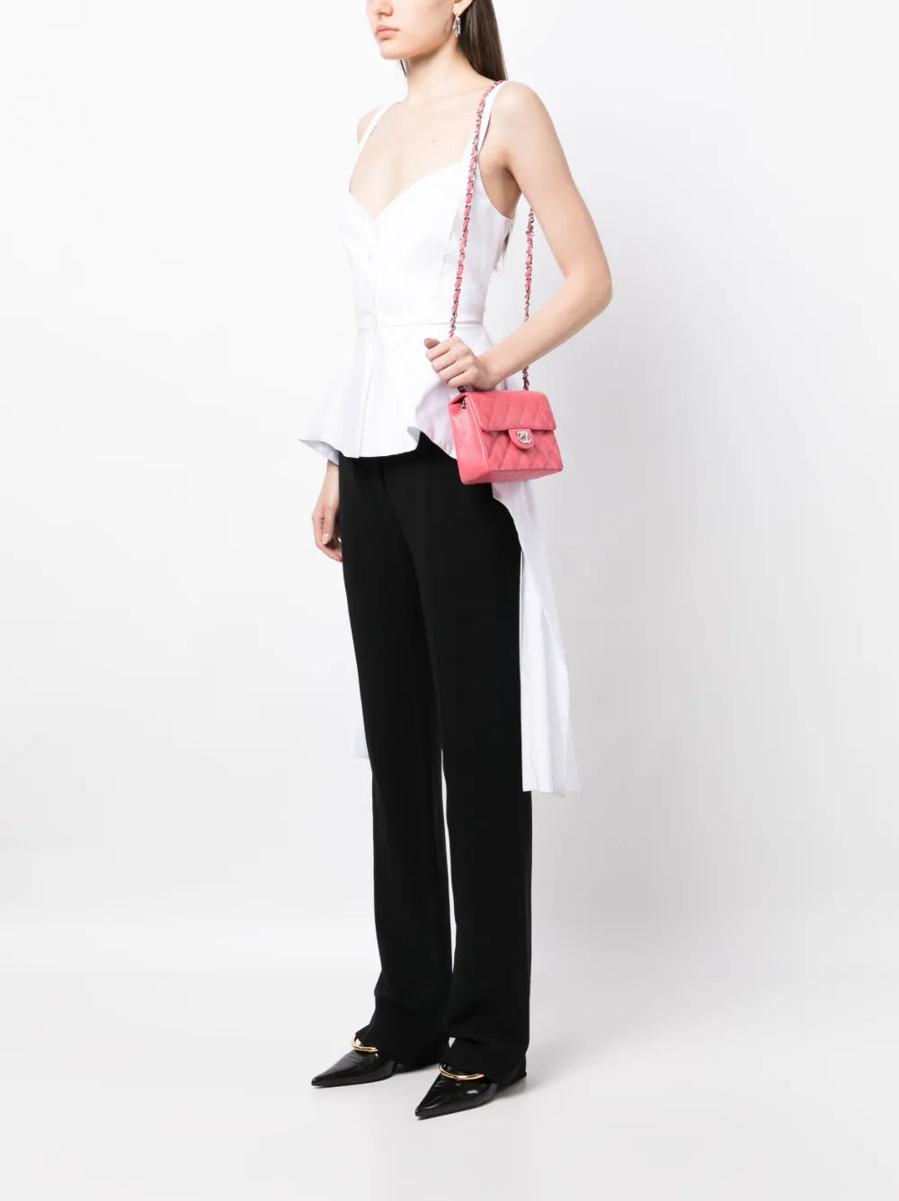 Chanel Pre Owned 2006 Mini Square Classic Flap Shoulder Bag