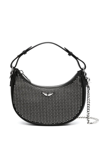 Zadigvoltaire Moonrock Plumetis Leather Shoulder Bag