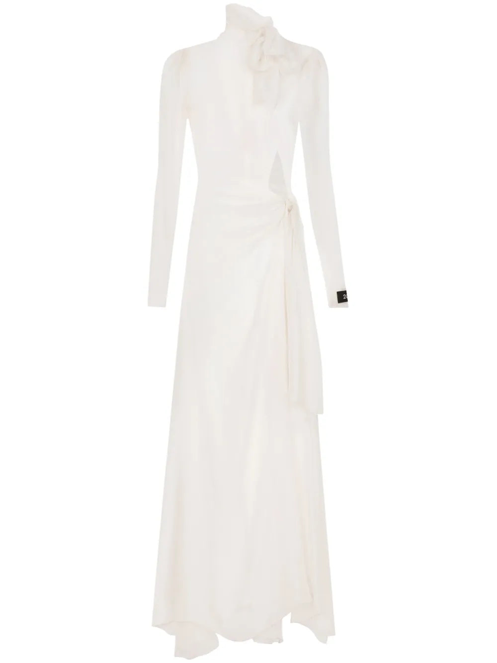 Dolce Gabbana Sheer Silk Maxi Dress