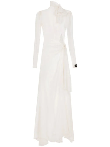 Dolce Gabbana Sheer Silk Maxi Dress