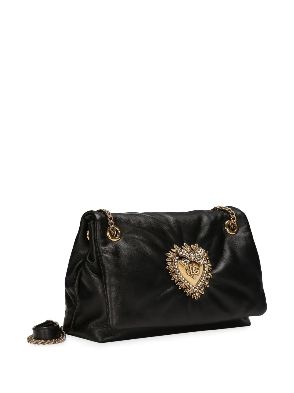 Dolce Gabbana Medium Devotion Soft Shoulder Bag