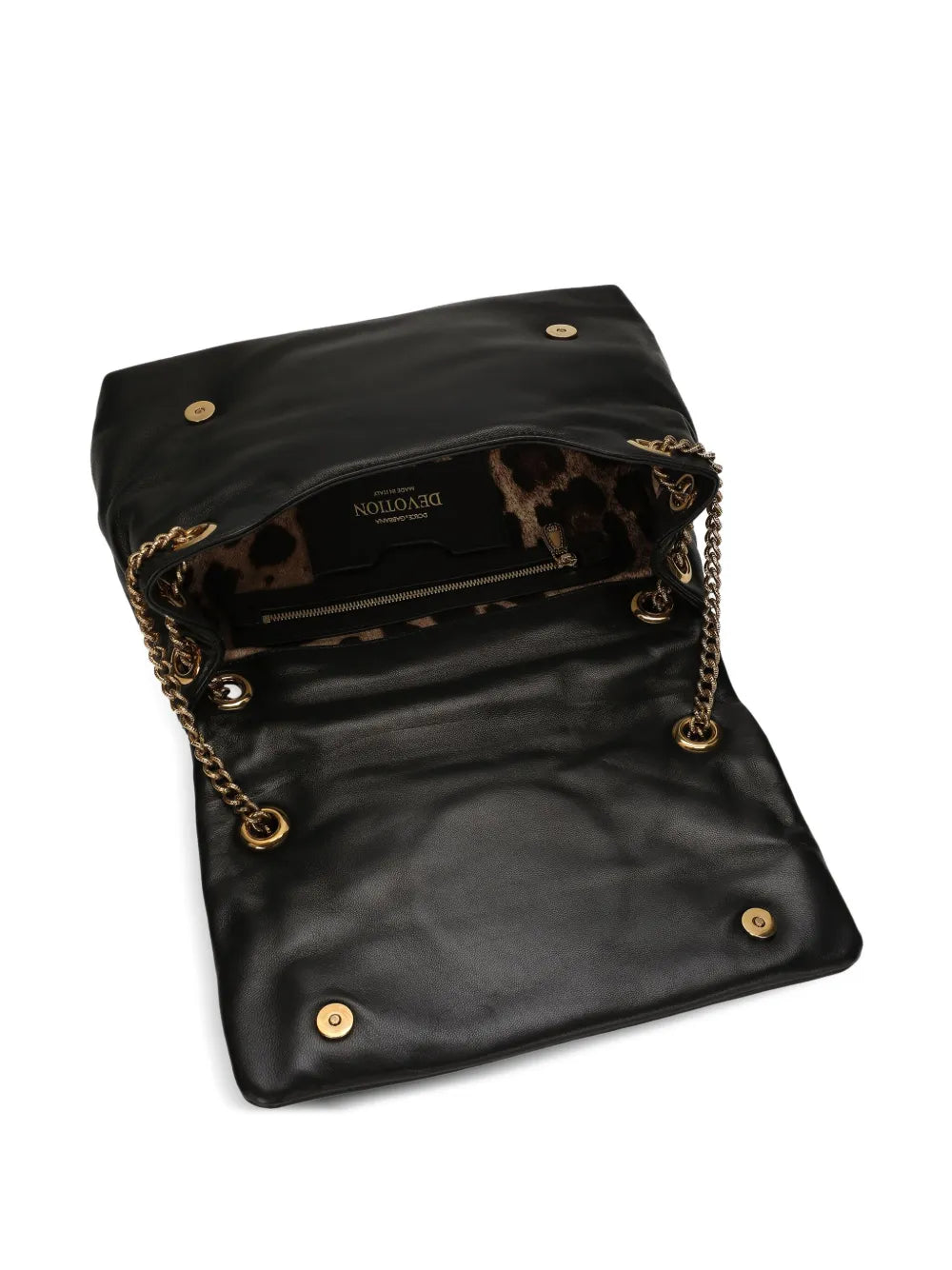 Dolce Gabbana Medium Devotion Soft Shoulder Bag