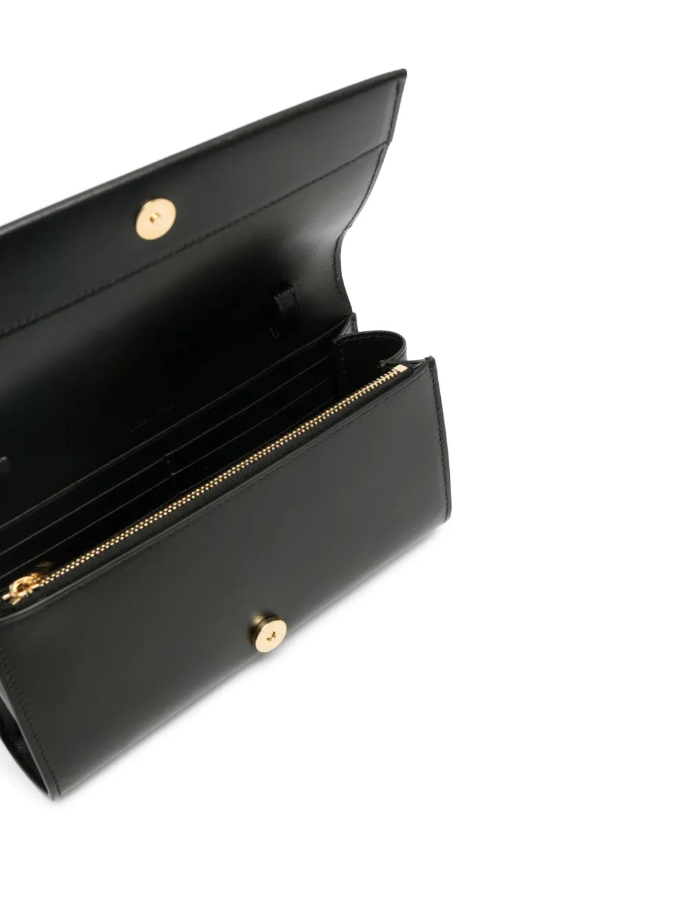 Jil Sander Logo Debossed Leather Shoulder Bag