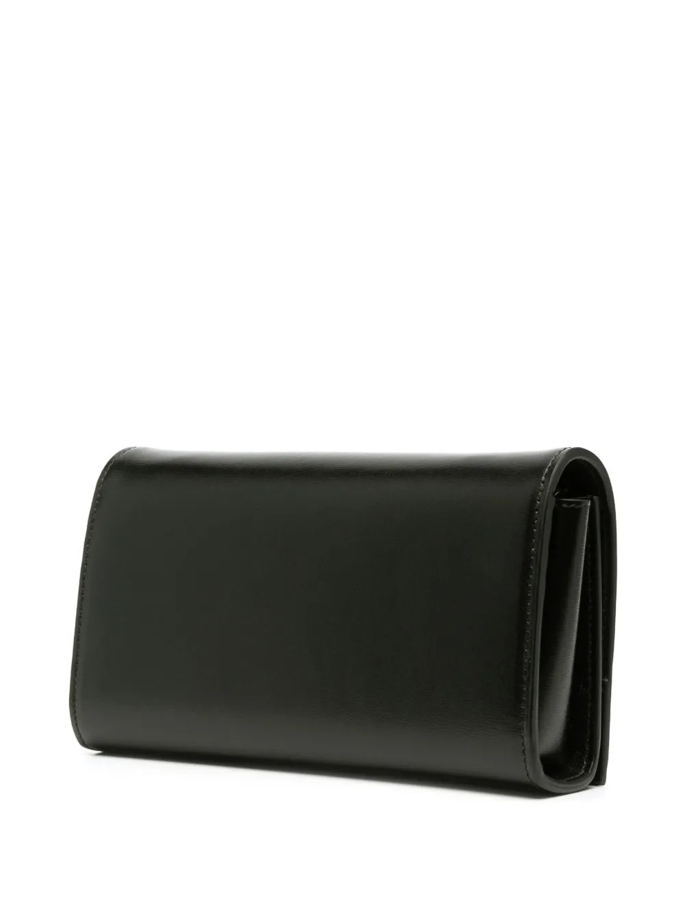 Jil Sander Logo Debossed Leather Shoulder Bag