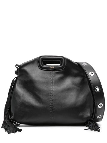 Maje Mini Miss M Leather Shoulder Bag