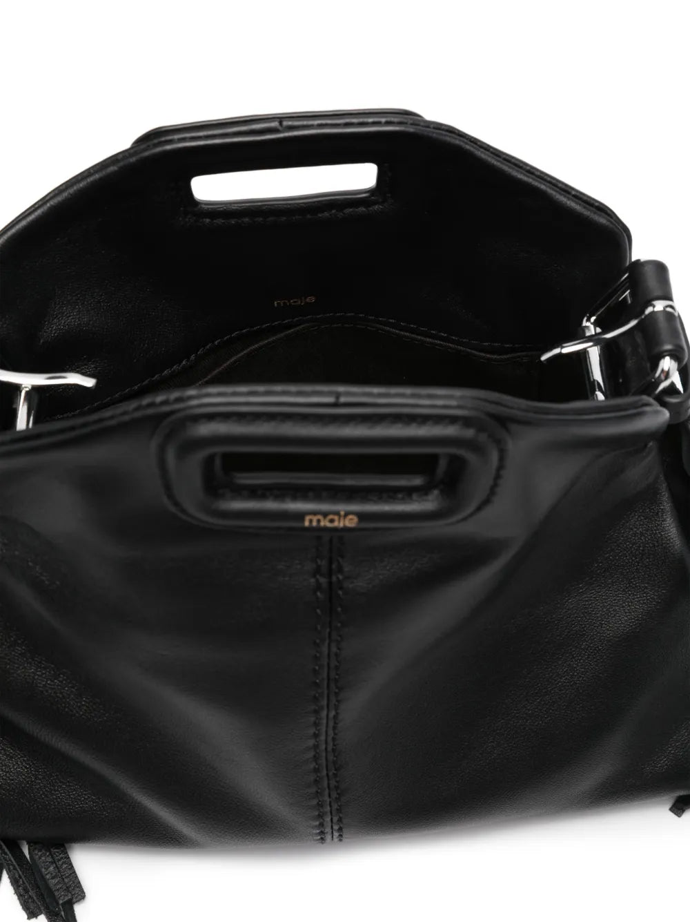 Maje Mini Miss M Leather Shoulder Bag