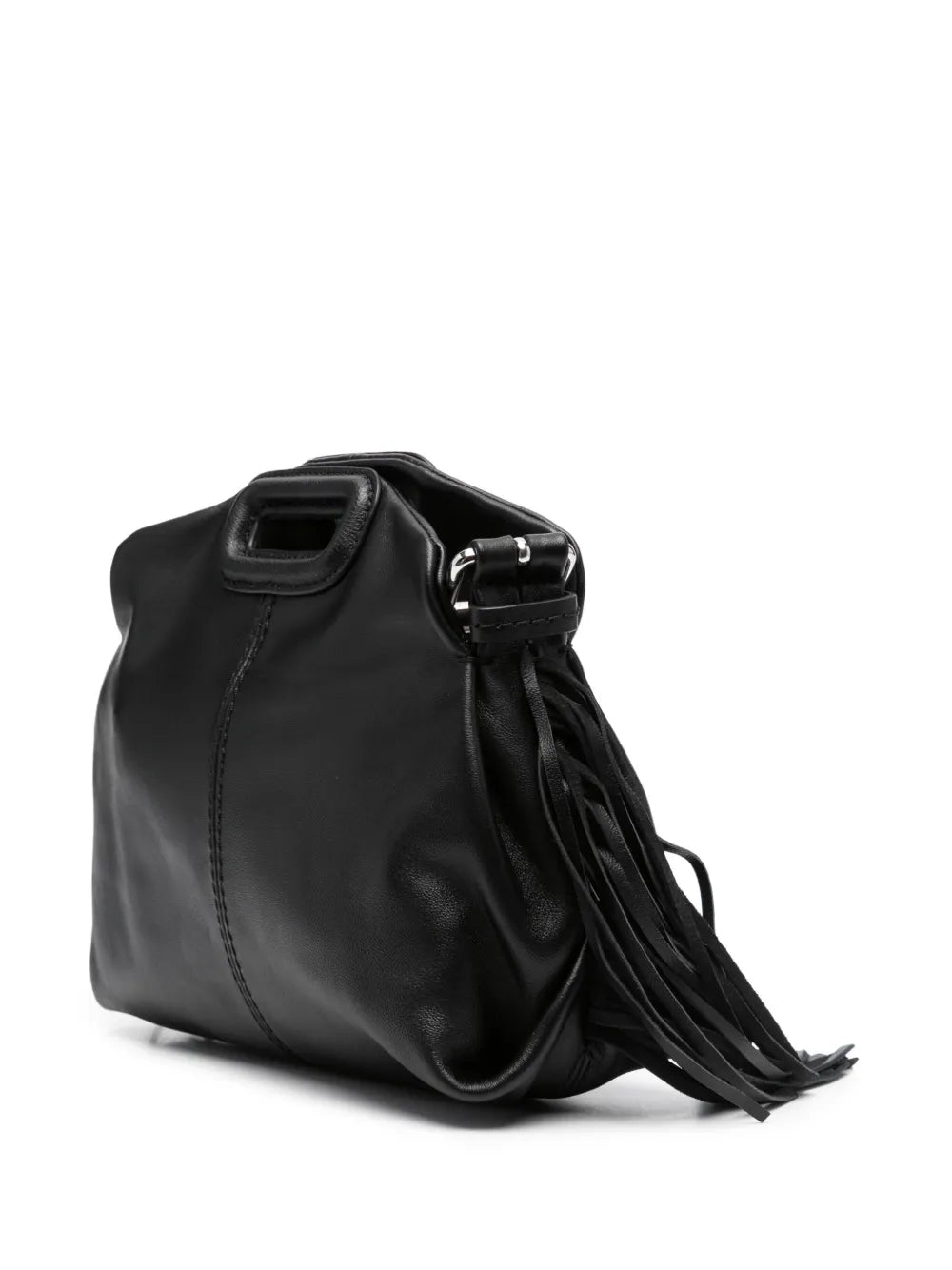 Maje Mini Miss M Leather Shoulder Bag
