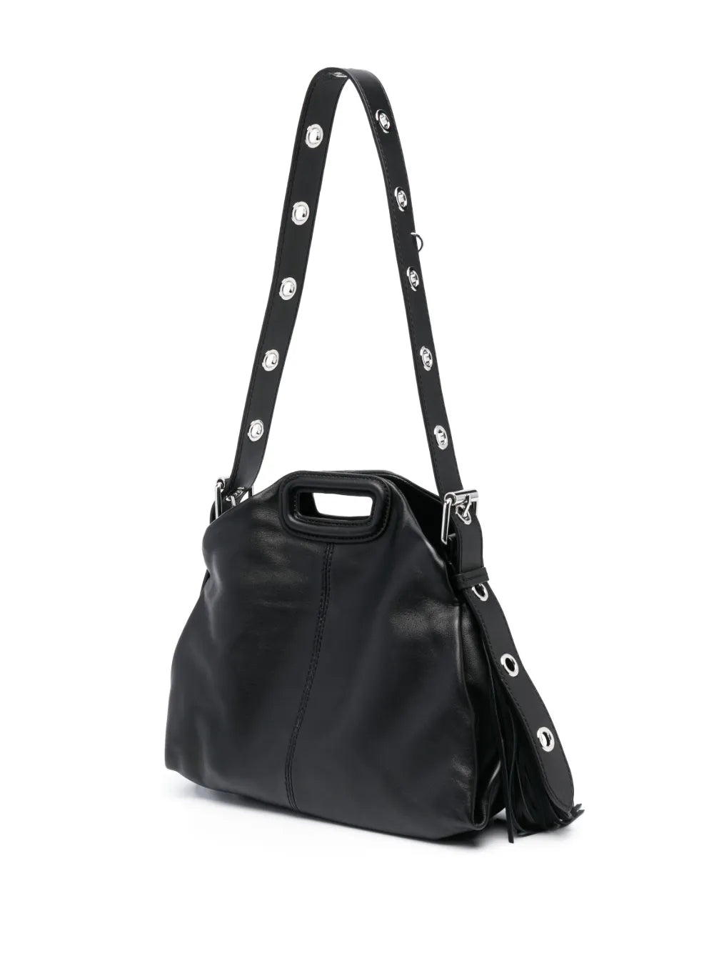Maje Miss M Leather Shoulder Bag
