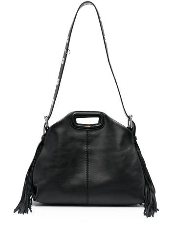 Maje Miss M Leather Shoulder Bag
