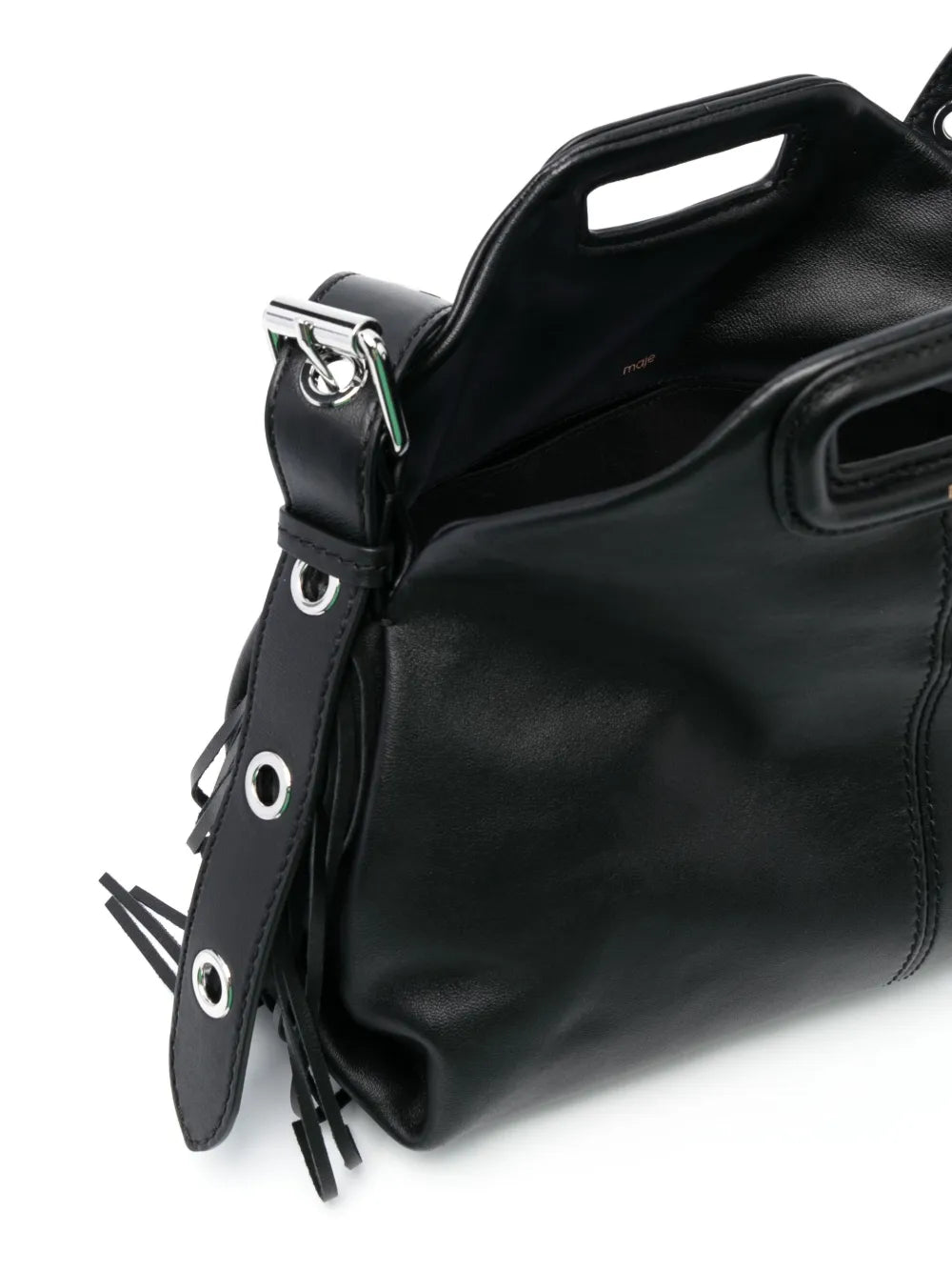 Maje Miss M Leather Shoulder Bag