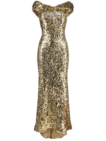 Atu Body Couture Sequin Embellished Gown