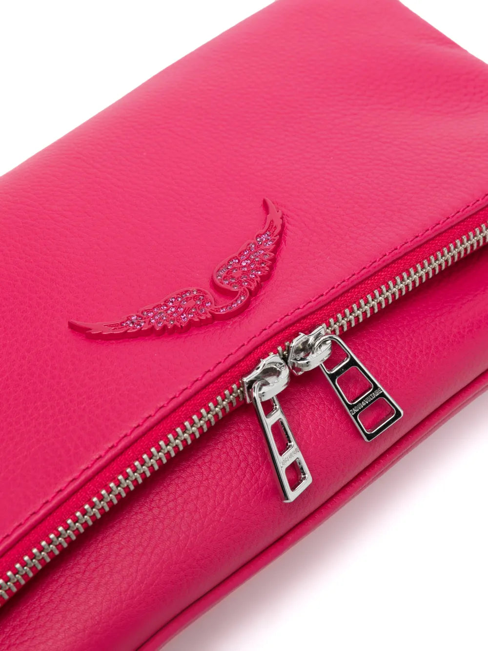 Zadigvoltaire Logo Plaque Leather Shoulder Bag