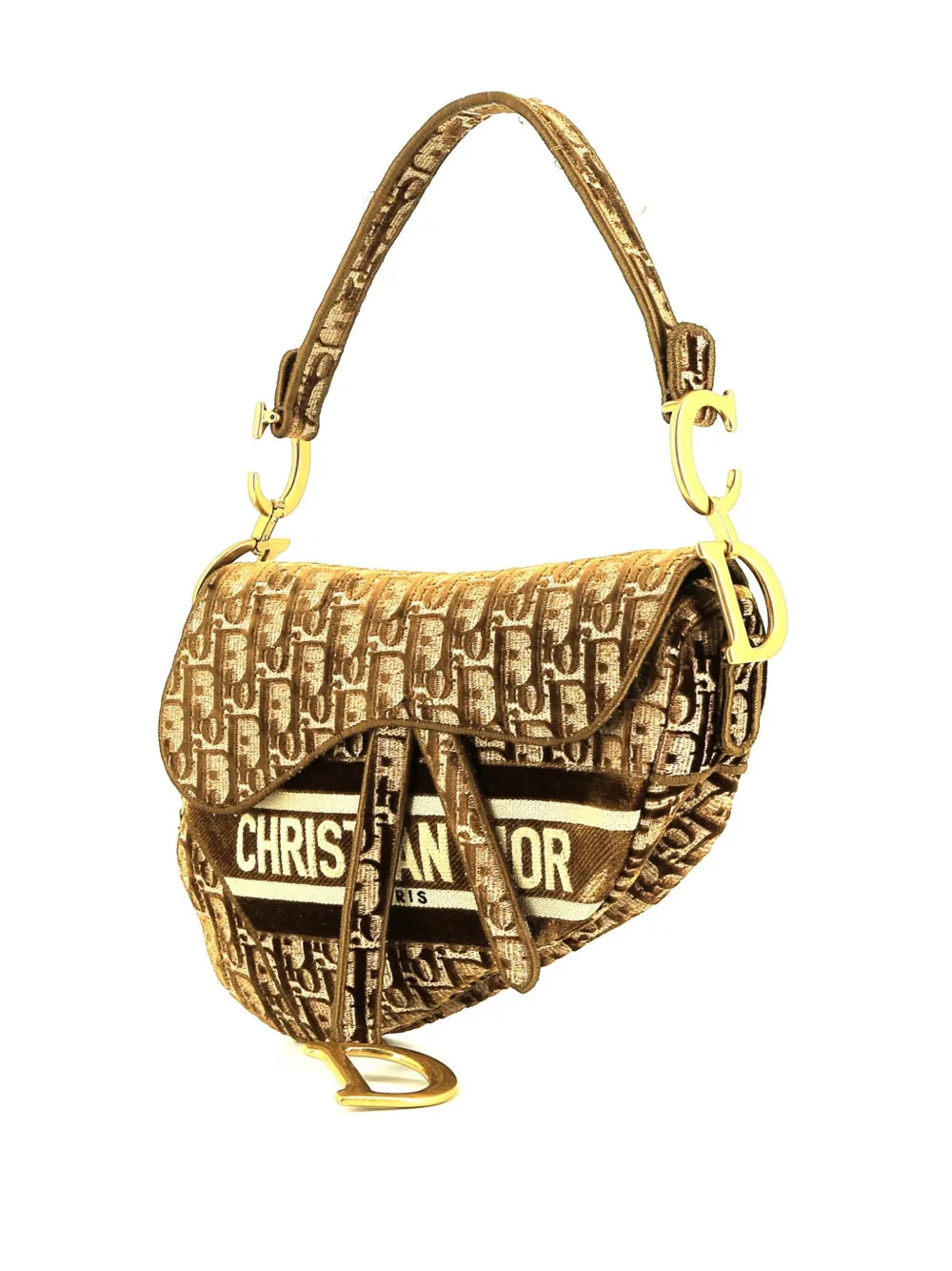 Christian Dior Pre Owned 2020 Oblique Saddle Handbag