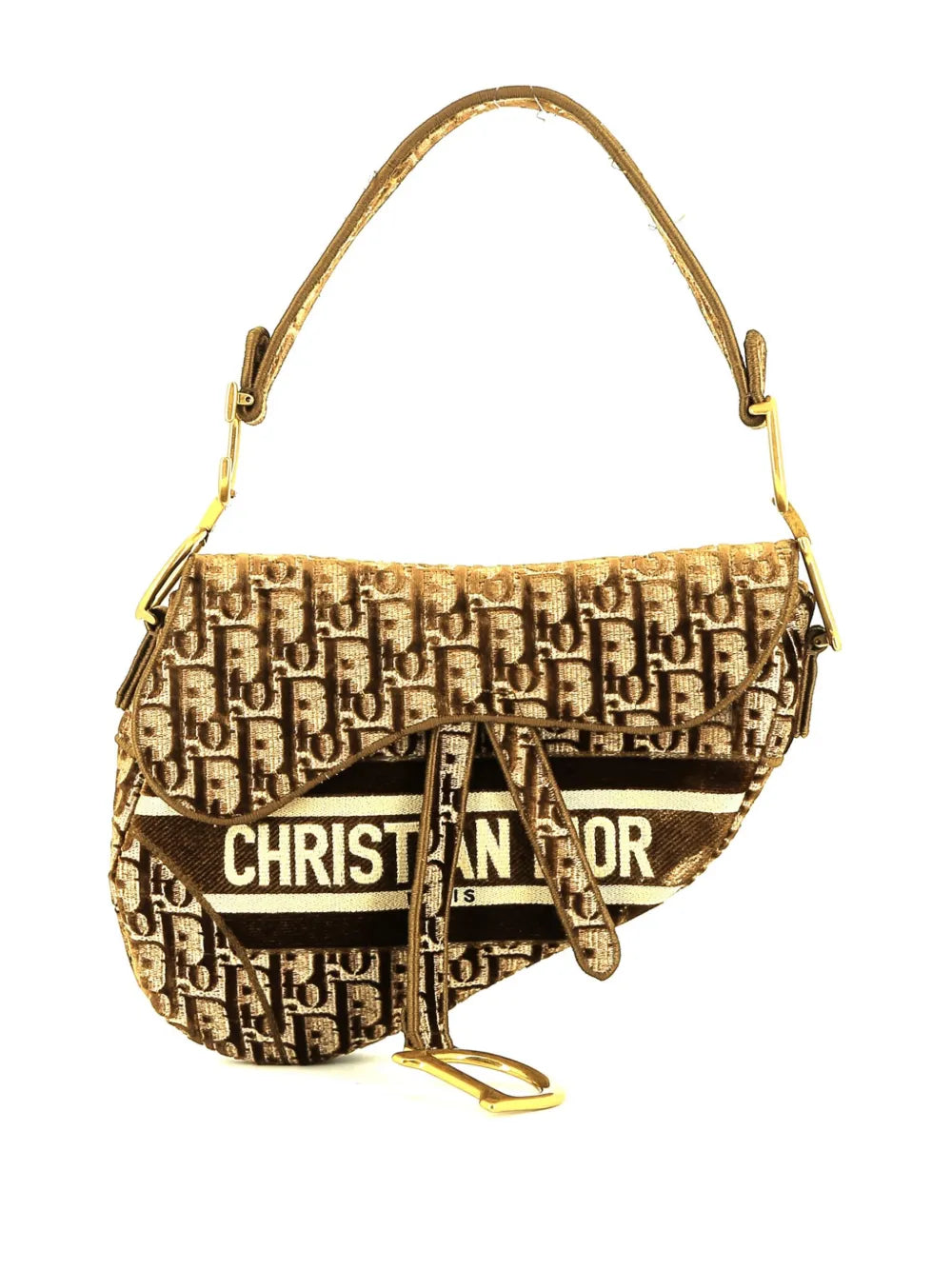 Christian Dior Pre Owned 2020 Oblique Saddle Handbag