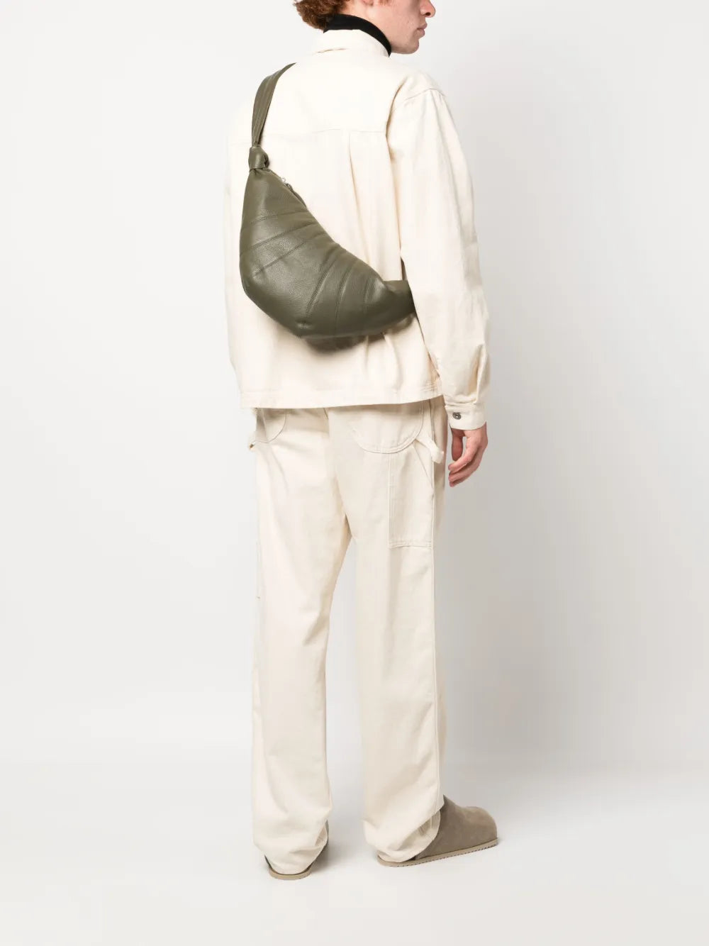 Lemaire Medium Croissant Leather Shoulder Bag