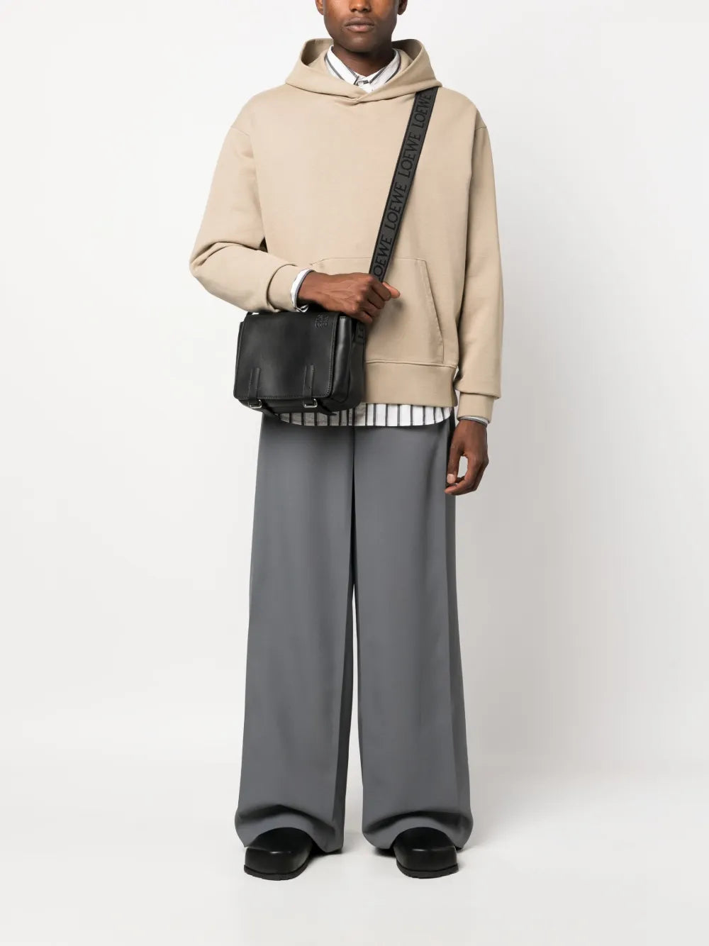 Loewe Small Military Leather Messenger Bag
