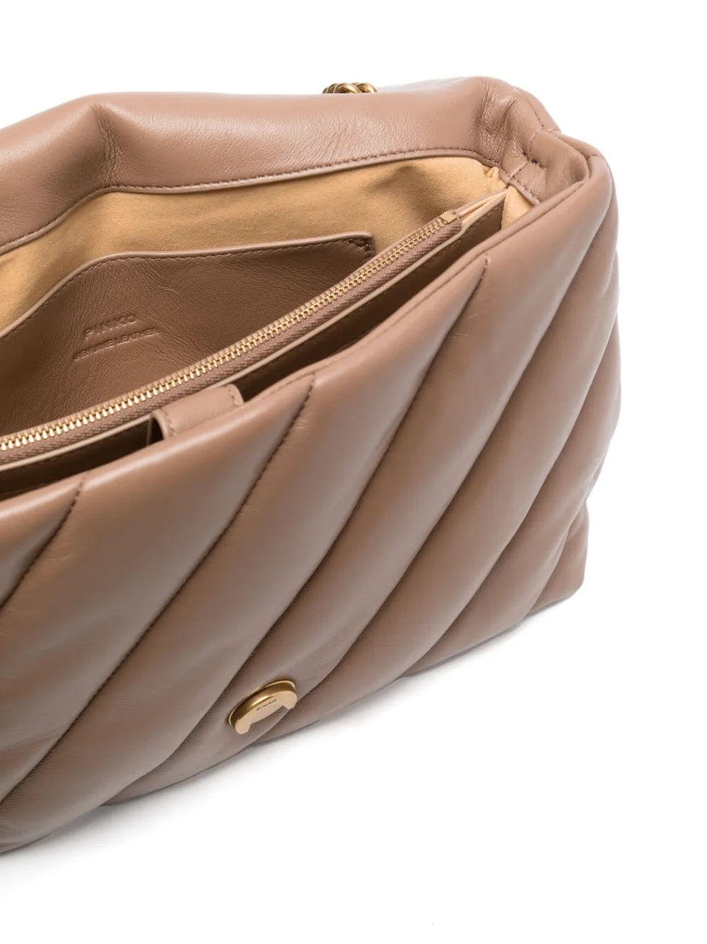 Pinko Love Big Puff Leather Shoulder Bag