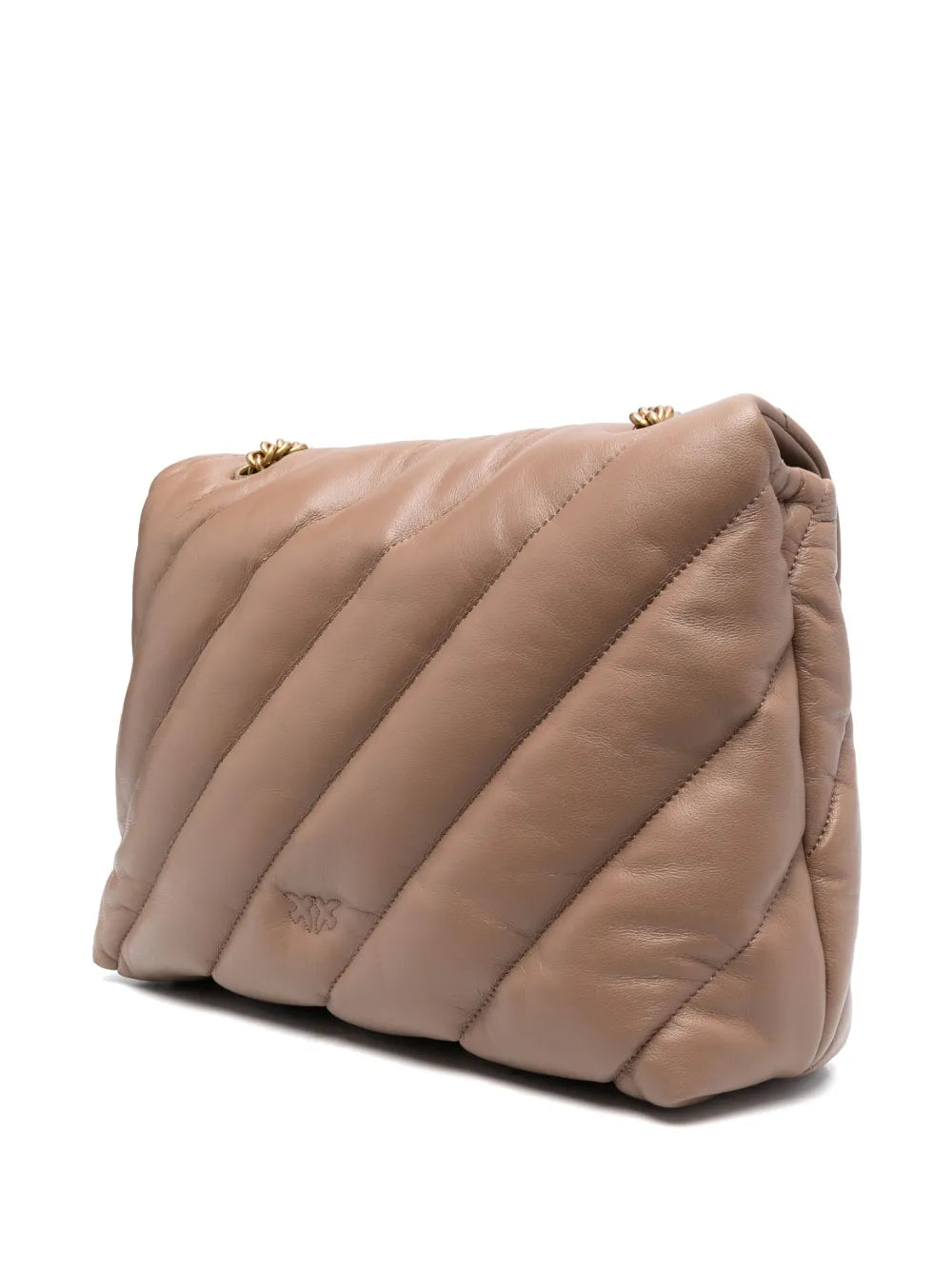 Pinko Love Big Puff Leather Shoulder Bag