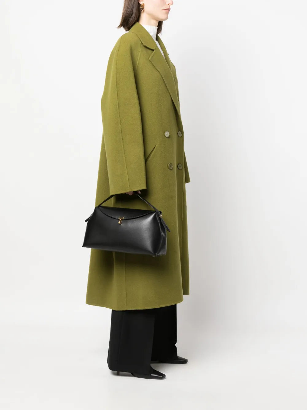 Toteme T Lock Leather Shoulder Bag