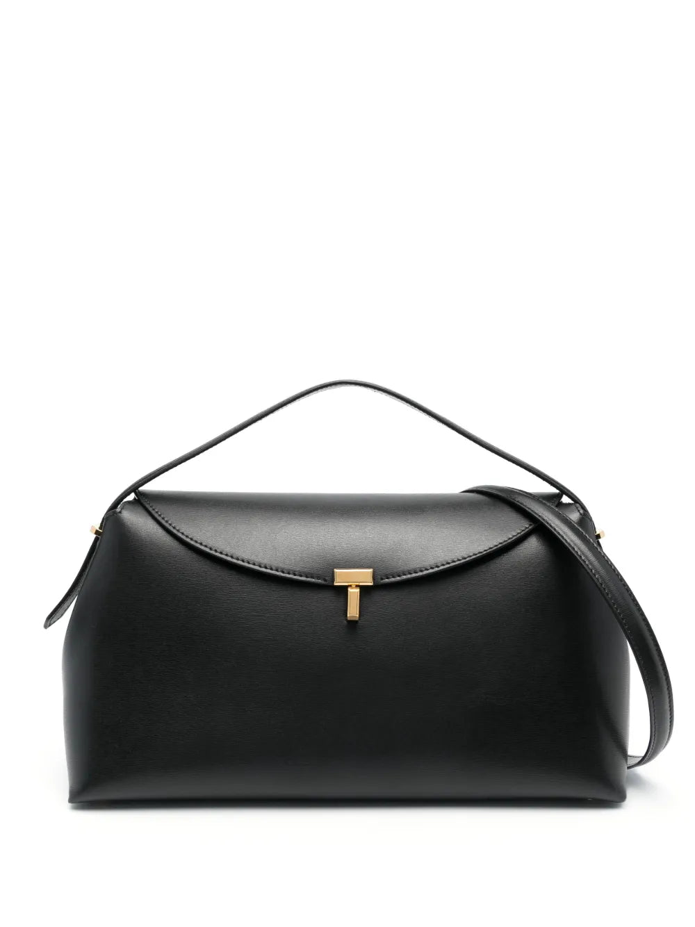Toteme T Lock Leather Shoulder Bag