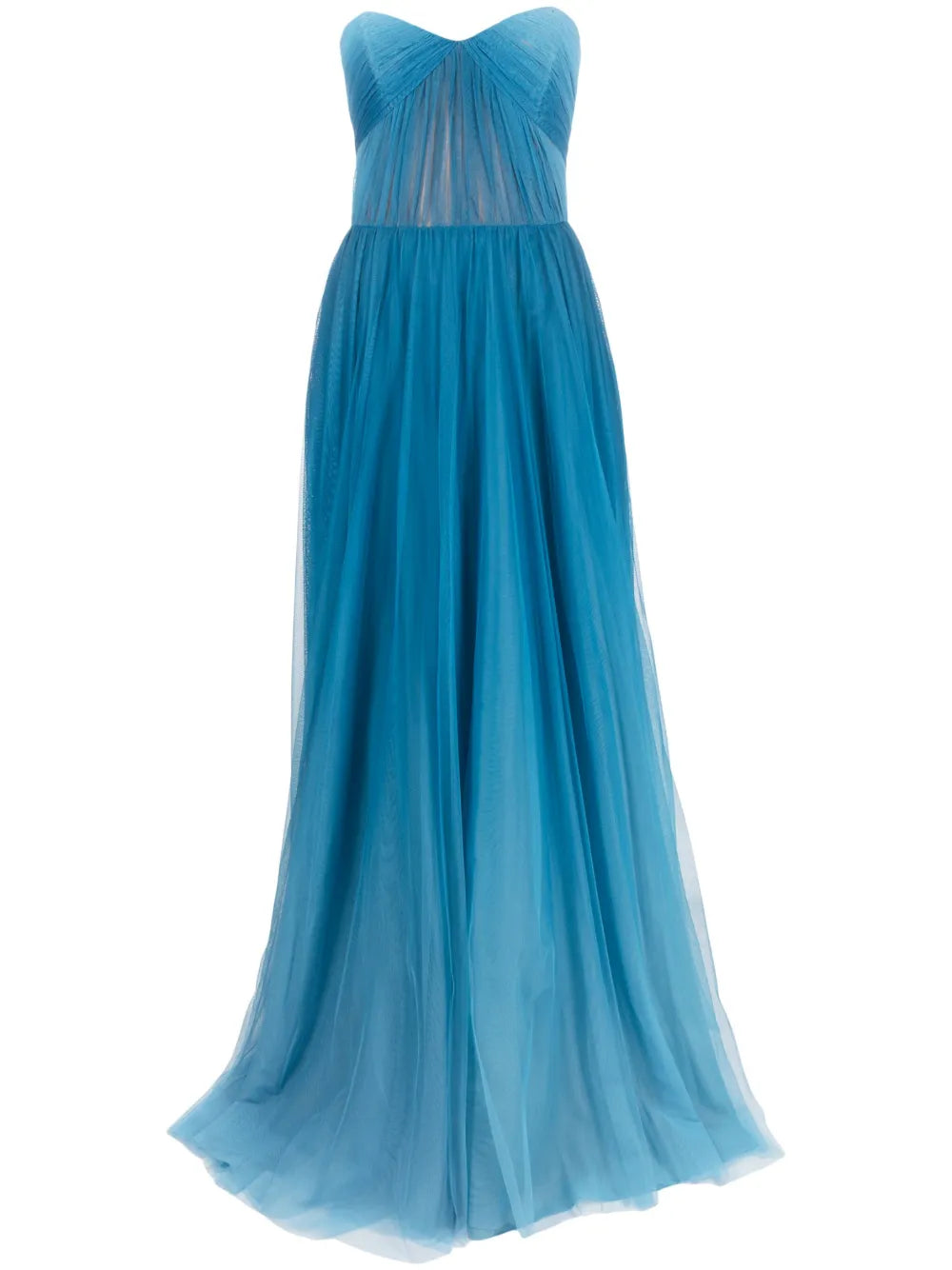 Ana Radu Gradient Effect Organza Maxi Dress