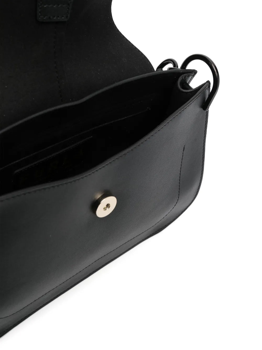 Furla Logo Plaque Leather Shoulder Bag