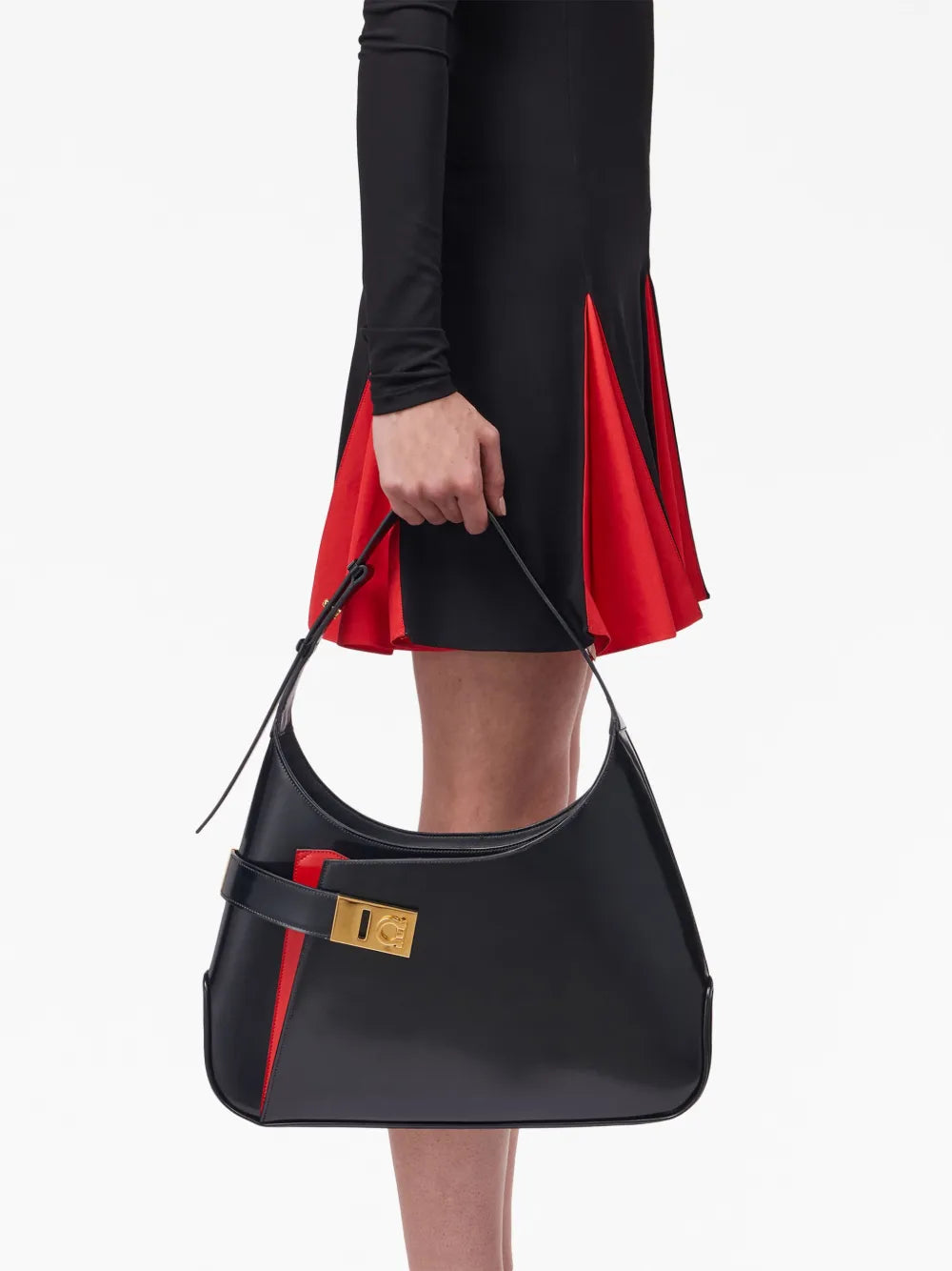 Ferragamo Hobo Leather Shoulder Bag