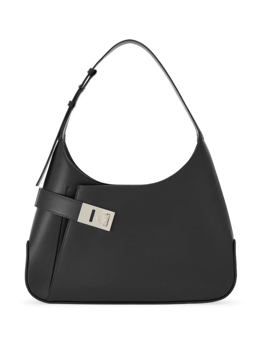 Ferragamo Hobo Gancini Buckle Shoulder Bag