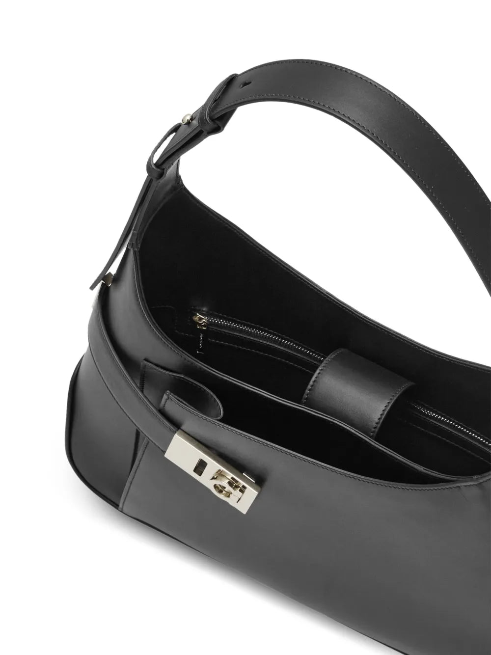 Ferragamo Hobo Gancini Buckle Shoulder Bag