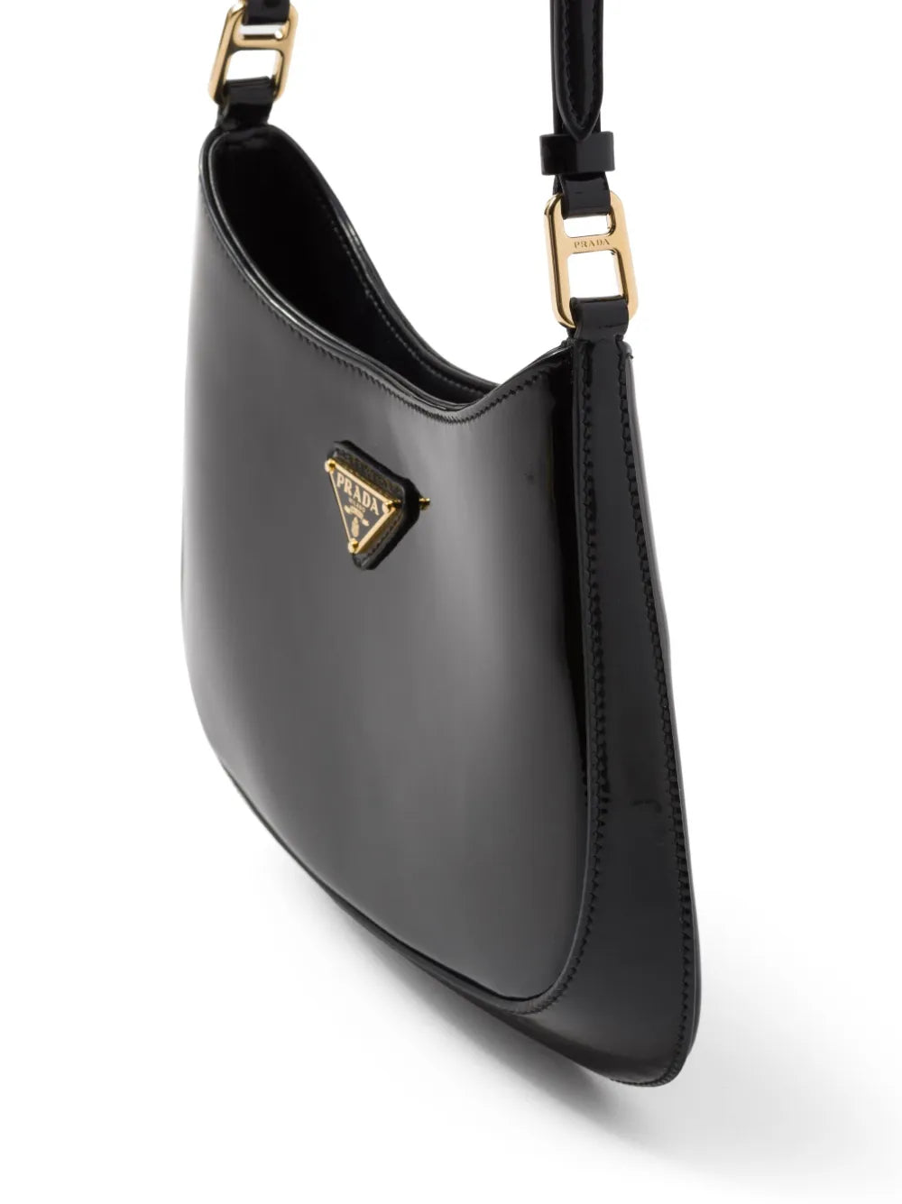 Prada Cleo Patent Leather Shoulder Bag