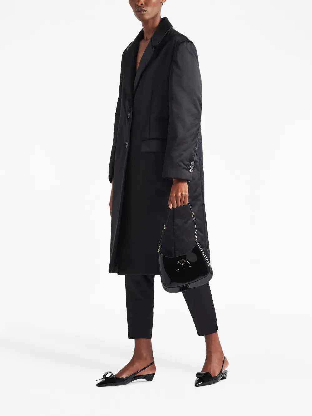 Prada Cleo Patent Leather Shoulder Bag