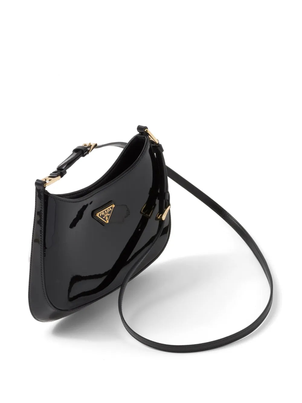 Prada Cleo Patent Leather Shoulder Bag