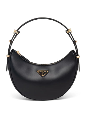 Prada Arque Leather Shoulder Bag