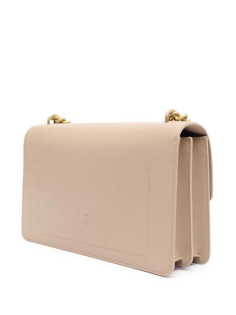 Pinko Classic Love Leather Shoulder Bag