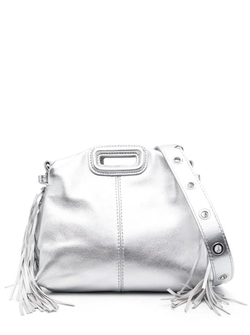 Maje Miss M Metallic Effect Leather Mini Bag