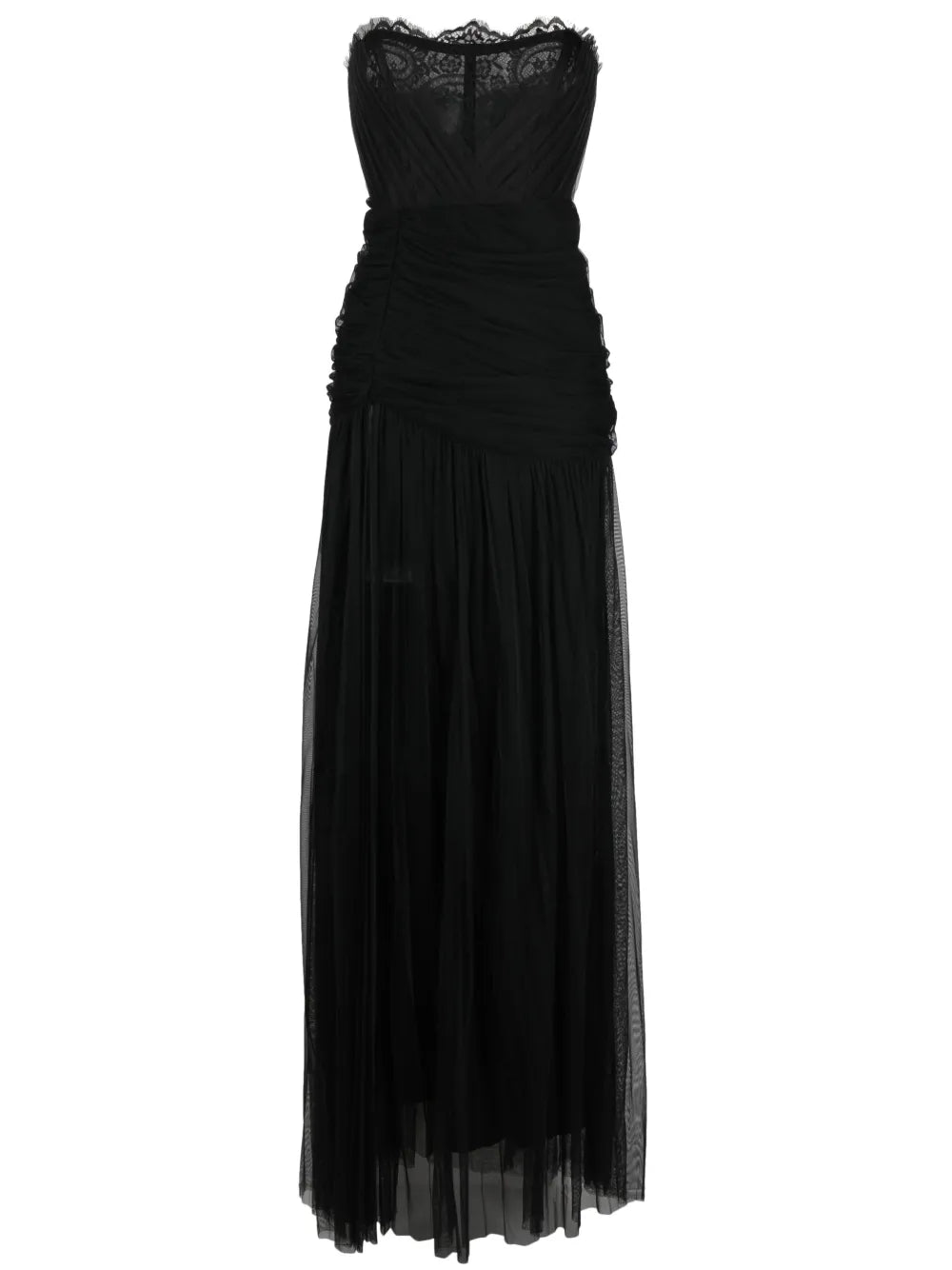 Ana Radu Corset Style Draped Maxi Dress