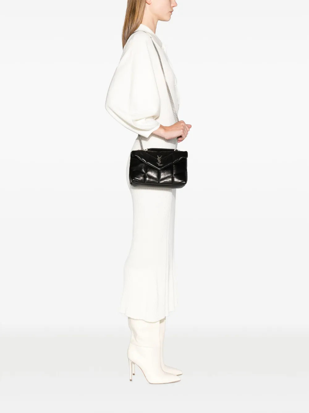 Saint Laurent Quilted Leather Shoulder Bag