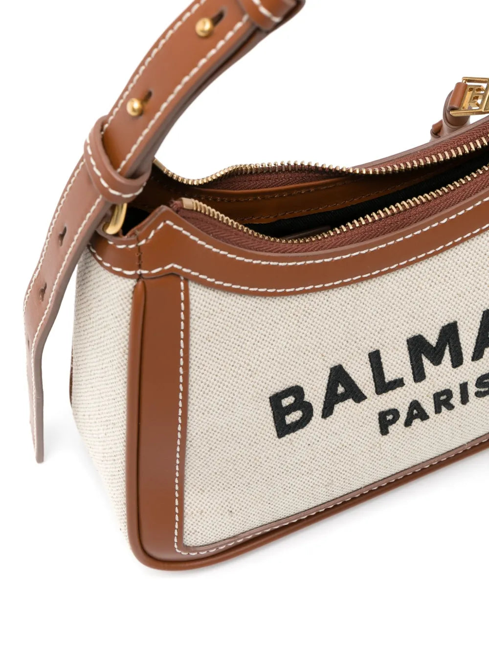 Balmain B Army Logo Print Shoulder Bag