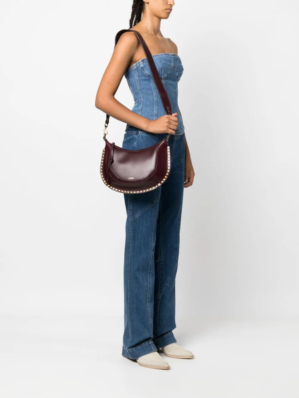 Isabel Marant Naoko Leather Shoulder Bag