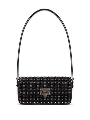 Valentino Garavani Rockstud23 Ew Embroidered Shoulder Bag
