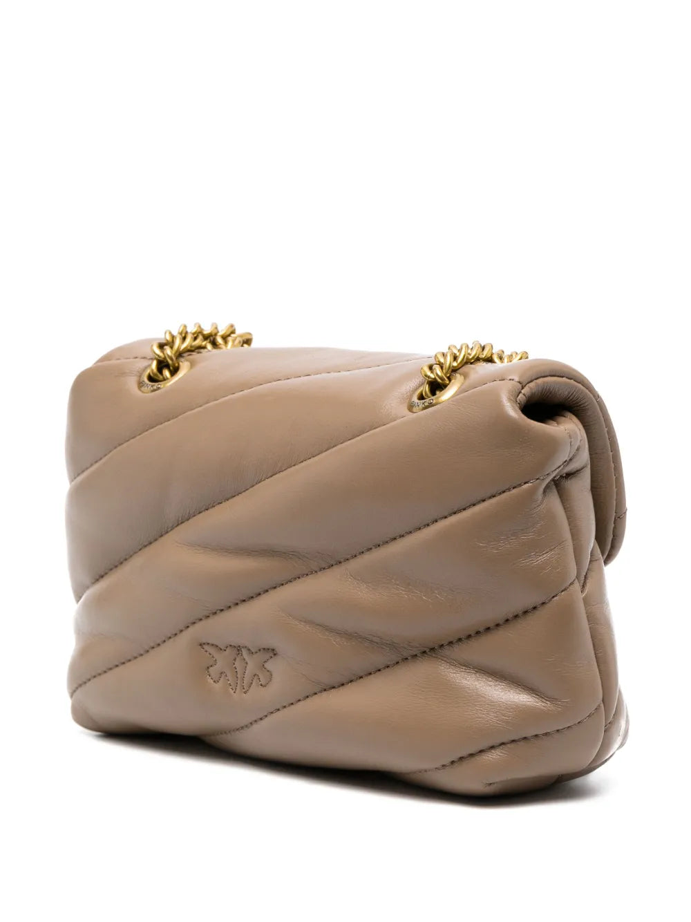 Pinko Love Baby Padded Leather Bag