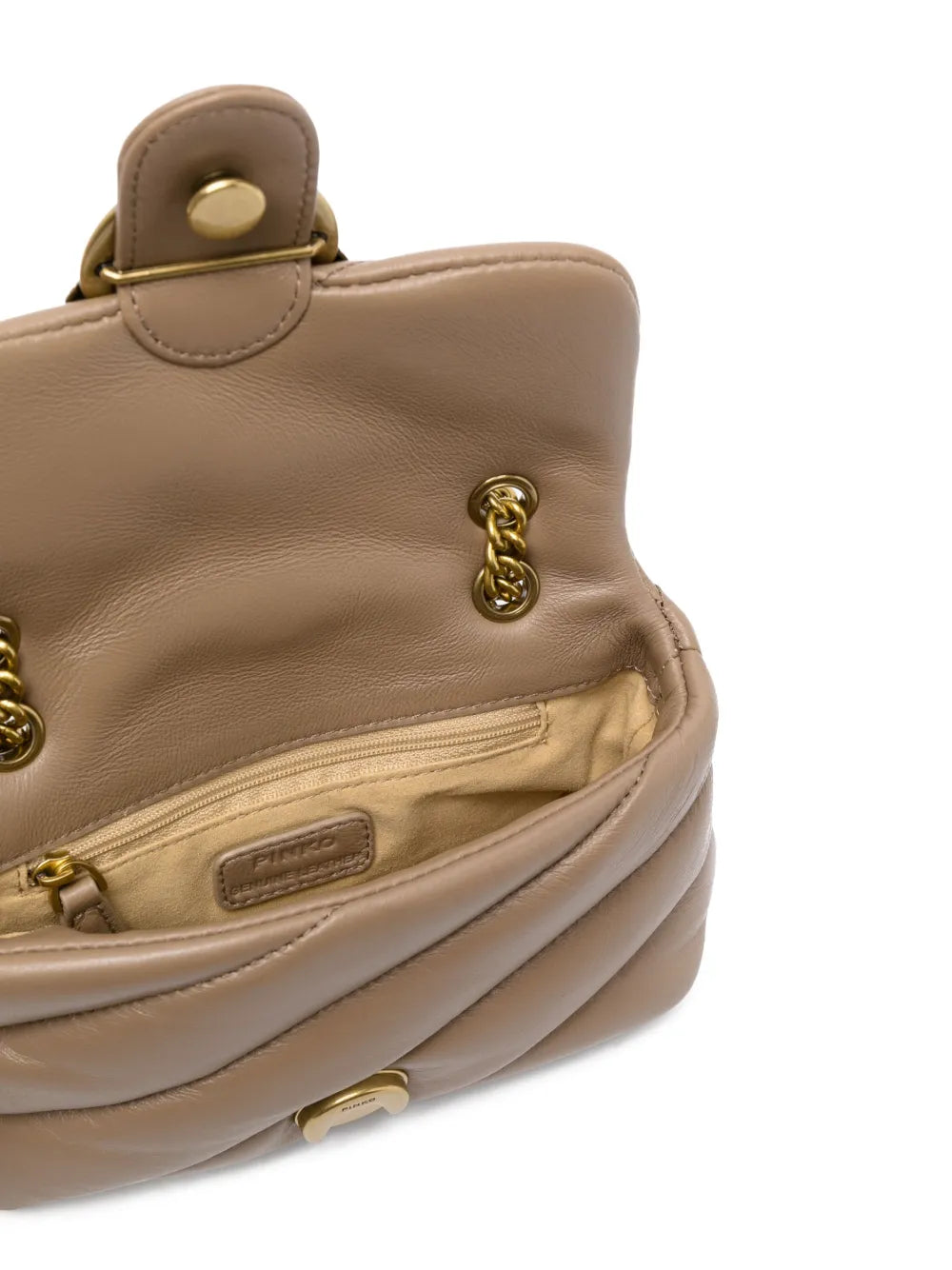 Pinko Love Baby Padded Leather Bag